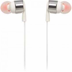 JBL Pure Bass Sound In-Ear Headphones with Metallic-Finished Housing- Grey JBL Pure Bass Sound In-Ear Headphones with Metallic-Finished Housing- Grey