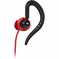 JBL Focus 300 Behind-the-Ear, Sport Headphones with Twistlock™ Technology - Black/Red