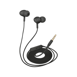 Ecouteur intra-auriculaire | TRUST 21950 Ziva mikrofonos fülhallgató, fekete