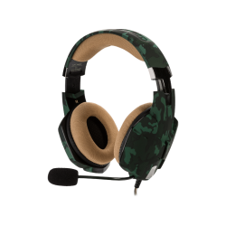 Mikrofonos fejhallgató | TRUST GXT 322C zöld gaming headset (20865)