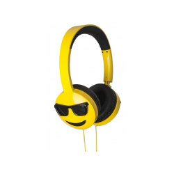 On-Ear-Kopfhörer | HMDX JAM Jamoji Too Cool - Kopfhörer (On-ear, Gelb)
