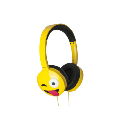 On-ear hoofdtelefoons | HMDX JAM Jamoji Just Kidding - Kopfhörer (On-ear, Gelb)