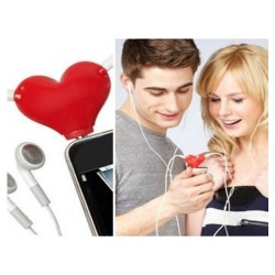 Headphones | Wildlebend Kalp Şeklinde Kulaklık Çoklayıcı