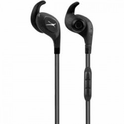 In-ear Headphones | Altec Sport In-Ear Earphones with Built-in Microphone - Black
