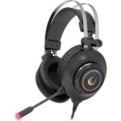 Oyuncu Kulaklığı | Rampage Rm-K1 Pulsar Siyah USB 7,1 Version Rgb Işık Efektli Oyuncu Mikrofonlu Kulaklık