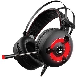 Oyuncu Kulaklığı | Rampage Miracle-X2 Kırmızı Led 7.1 Surround Sound System Mikrofonlu Oyuncu Kulaklığı