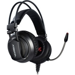 Oyuncu Kulaklığı | Rampage RM-K58 Xıberıa Siyah 7.1 Titreşimli 3,5mm Gaming Mikrofonlu Oyuncu Kulaklığı