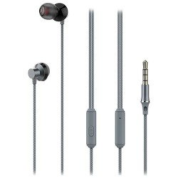 In-ear Headphones | S-link Swapp SW-K8 Bummer Mobil Uyumlu Metal Kulak İçi Gri Mikrofonlu Kulaklık