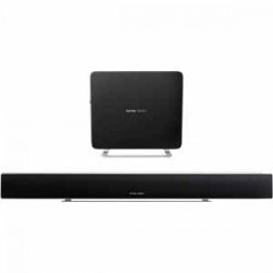 Speakers | Harman/Kardon Incredibly Thin Home Theater Sound Bar + Powered Wireless Subwoofer