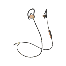Bluetooth Kopfhörer | HOUSE OF MARLEY Uprise aktiv - Bluetooth Kopfhörer mit Ohrbügel (In-ear, Messing)