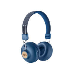 Bluetooth und Kabellose Kopfhörer | MARLEY Positive Vibration, On-ear Kopfhörer Bluetooth Blau