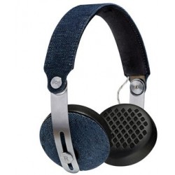 Marley Rise Bluetooth On-Ear Headphones - Denim
