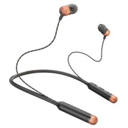 Bluetooth Headphones | Marley Smile Jamaica In-Ear Wireless Headphones - Black