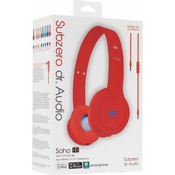 Subzero | Subzero Soho Dr. Audio Mikrofonlu Kulaklık Kırmızı