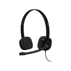 Kopfhörer | LOGITECH H151 - PC Headset (Kabelgebunden, Binaural, On-ear, Schwarz)