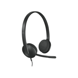 Headsets | LOGITECH H340 - PC Headset (Kabelgebunden, Binaural, On-ear, Schwarz)