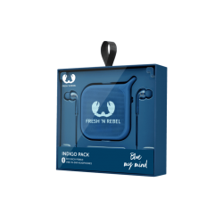 FRESH N REBEL Gift Pack - Vibe & Pebble, In-ear In-Ear Kopfhörer, Bluetooth Lautsprecher Bluetooth Blau
