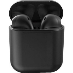 Tws I12 Upgrade Model Bluetooth 5.0 Şarj Üniteli Kablosuz Kulaklık - Siyah