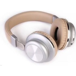 Ακουστικά Bluetooth | Glamshine GS-H6 Kablosuz Kulaküstü Kulaklık Altın - Beyaz
