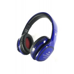 Btx100 Mavi Kablosuz Bluetooth Kulaküstü Kulaklık Extra Bass + Fm Radıo