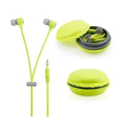 In-ear Headphones | Powerway Macaron Kulakiçi Yeşil Kulaklık ve Saklama Kutusu