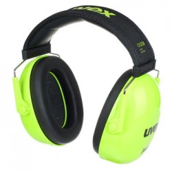 Drummer's Headphones | UVEX K Junior Ear Protector lime