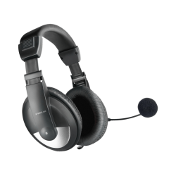 SPEEDLINK | SPEEDLINK Thebe - Office Headset (Kabelgebunden, Binaural, Over-ear, Schwarz)