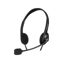Headsets | SPEEDLINK Accordo - Office Headset (Kabelgebunden, Binaural, On-ear, Schwarz)