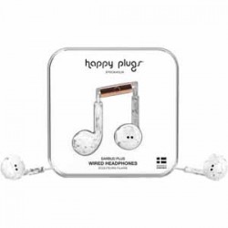 HAPPY PLUGS | Happy Plugs Earbud Plus White Marble