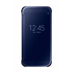 Bang & Olufsen | Samsung Galaxy S6 Orjinal Clear View Cover - Siyah EF-ZG920BBEGWW
