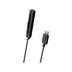 Fiio | FIIO i1 - Lightning-Kabel mit Kopfhörerverstärker und Headset-Funktion (Schwarz)