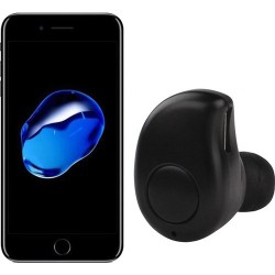 In-ear Headphones | GOB2C iPhone 7 için Mini Bluetooth Kulaklık - Siyah