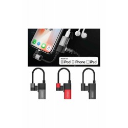 JOYROOM | Apple iPhone Kulaklık Şarj Çevirici Dönüştürücü Adaptör Müzik+Şarj