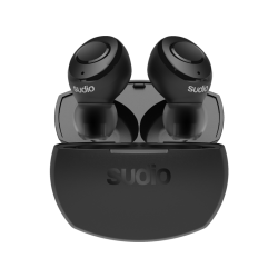 In-ear Headphones | SUDIO Tolv R - True Wireless Kopfhörer (In-ear, Schwarz)