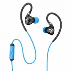 JLab Audio Fit 2.0 Sport Earbuds - Black/Blue