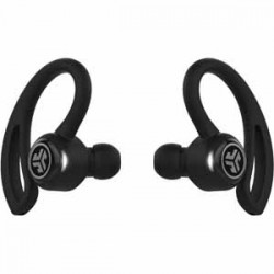 Headphones | JLab Epic Air True Wireless Sport Earbuds + Charging Case - Black