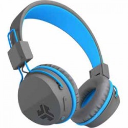 Kinder-hoofdtelefoon  | JLab Jbuddies Studio Bluetooth Over Ear Folding Kids Headphones - Graphite/Blue