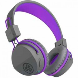 Neon Bluetooth Wireless On-Ear Headphones - Gray Purple