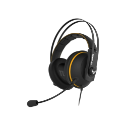 Mikrofonos fejhallgató | ASUS TUF Gaming H7 Gaming Headset, Fekete/Sárga