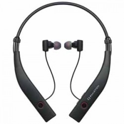 Oordopjes | Phiaton Wireless Bluetooth 4.0 & Noise Cancelling Earphones with Microphone - Black