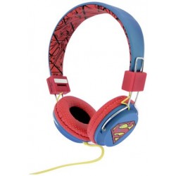 Casque sur l'oreille | Vintage Superman Tween On-Ear Headphones - Blue