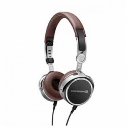 Aventho Wired Brown High end on-ear wired headset Tesla technology compact and perfect for on the go thanks to swiveling ear cups, soft ear 