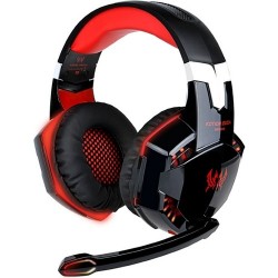 Headphones | Ally Kotion Each G2000 Mikrofonlu Pc Oyuncu Kulaklığı AL-28975 Siyah - Kırmızı