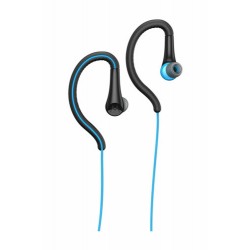 Spor Kulaklığı | Earbuds Sport Mavi Mikrofonlu Kablolu Kulakiçi Kulaklık