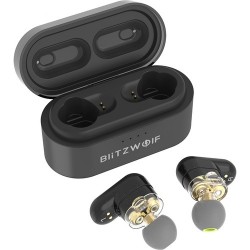 Ακουστικά Bluetooth | Blitzwolf Bw-Fye7 Bluetooth V5.0 Tws Dual Dynamic Drivers Şarj Standlı