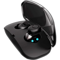 Headphones | Schulzz X18s Stereo Mini Kablosuz Bluetooth Çift Kulaklık Siyah