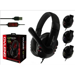 Gaming Headsets | Ovleng Q7 Siyah Mikrofonlu Usb Kulaklık