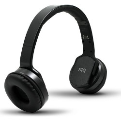 Bluetooth Headphones | Bix Hoparlör Özellikli SD Kart Girişli Bluetooth Kulaklık - Siyah