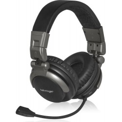 Monitor Headphones | Behringer DJ Headphone with Microphone for DJs,Podcasters and Gamers