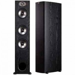 Polk Audio High performance Floorstanding Speaker with Three 6 1/2-inch drivers - Black